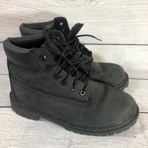 Timberland size 3 Big Kids 6 Inch Premium black